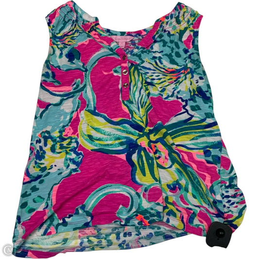 Top Sleeveless Designer By Lilly Pulitzer In Pink, Size: S