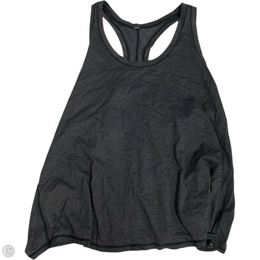 Athletic Tank Top By Lululemon In Grey, Size: M