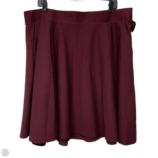 Skirt Mini & Short By Torrid In Red, Size: 2x