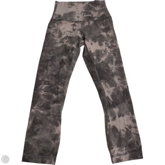 Athletic Leggings Capris By Lululemon In Tie Dye Print, Size: Xs