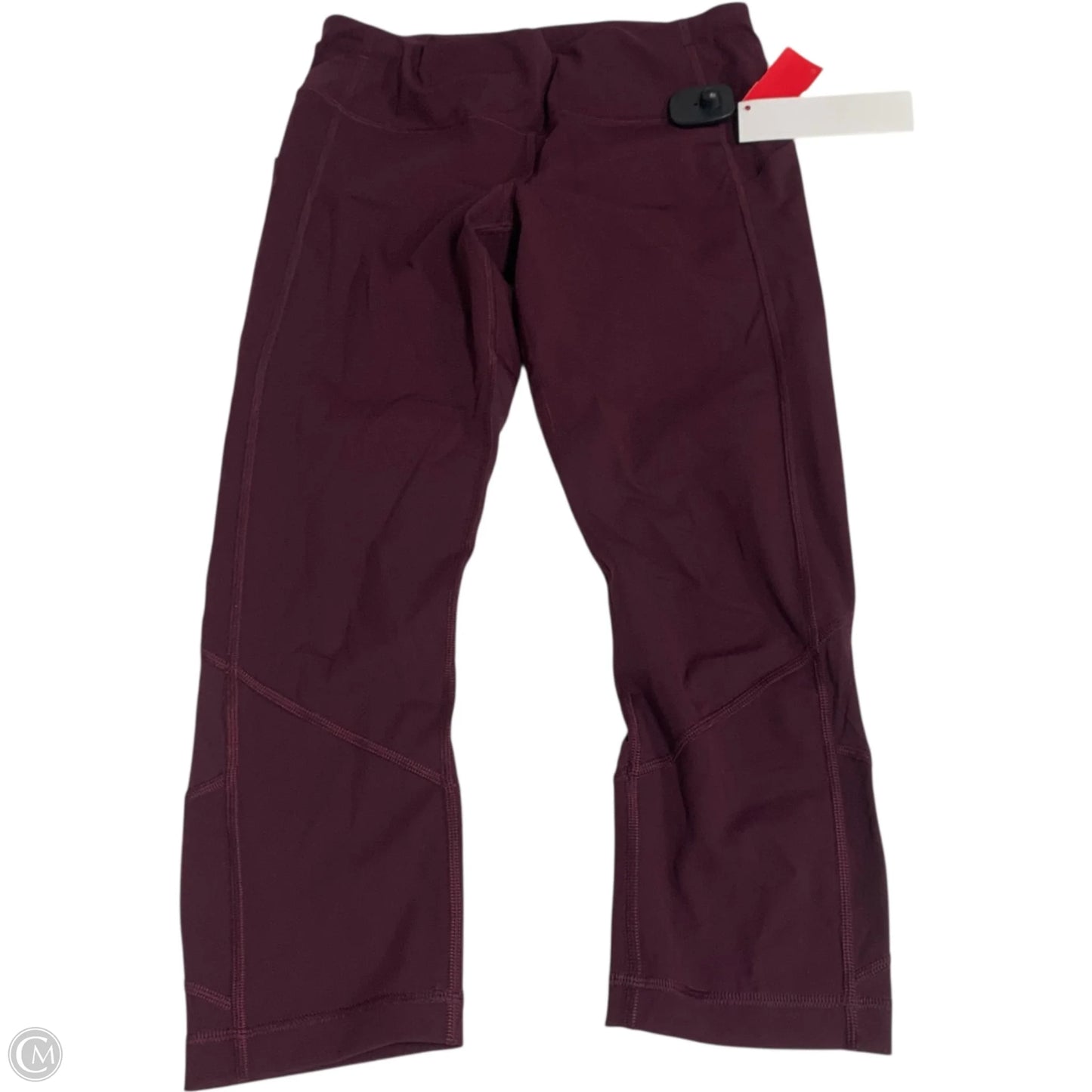 Athletic Leggings Capris By Lululemon In Pink, Size: M