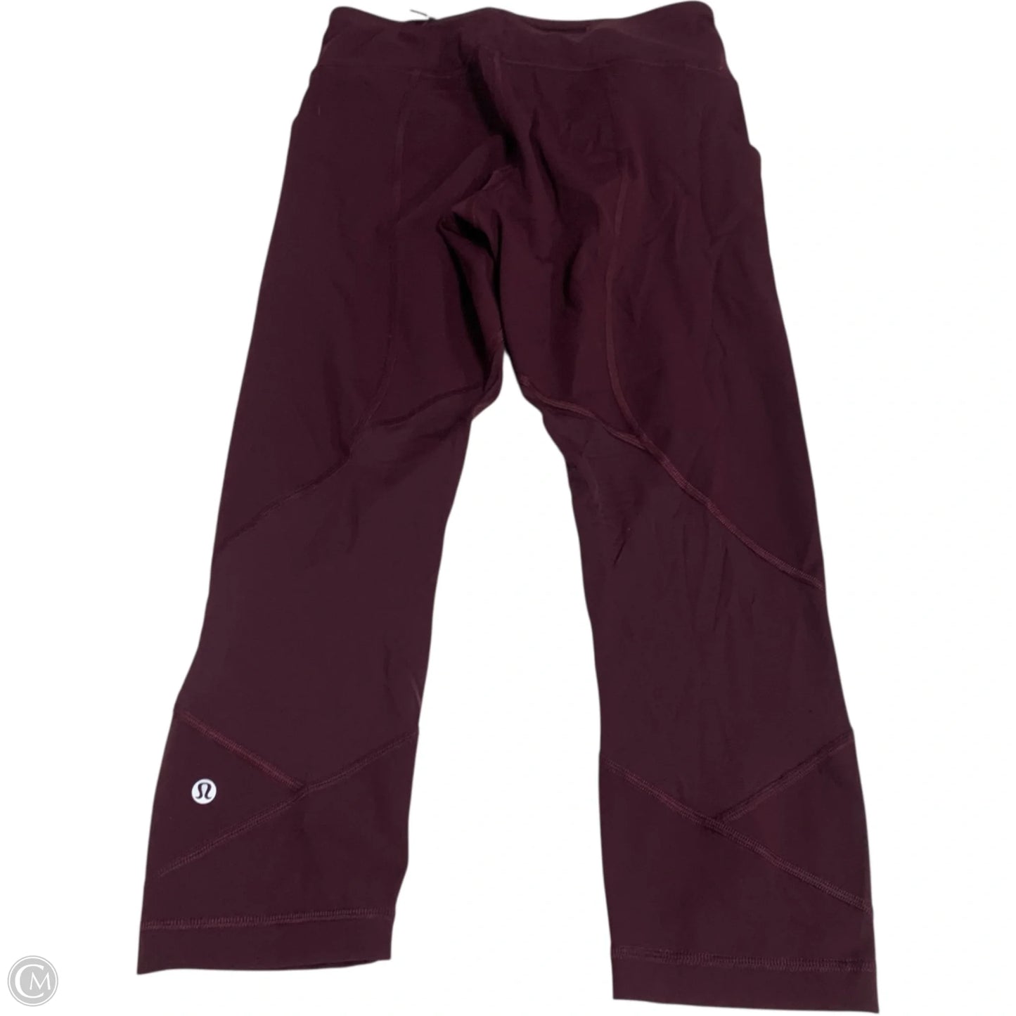 Athletic Leggings Capris By Lululemon In Pink, Size: M