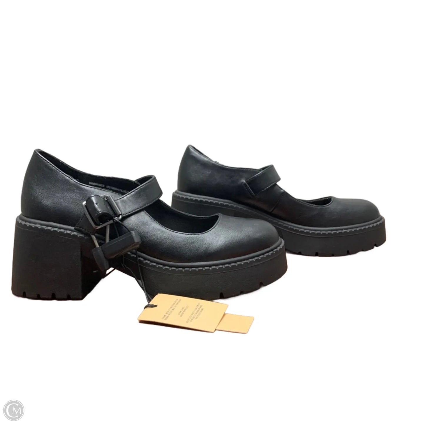 Shoes Heels Block By Madden Nyc In Black, Size: 7