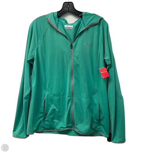 Athletic Jacket By Columbia In Green, Size: Xl