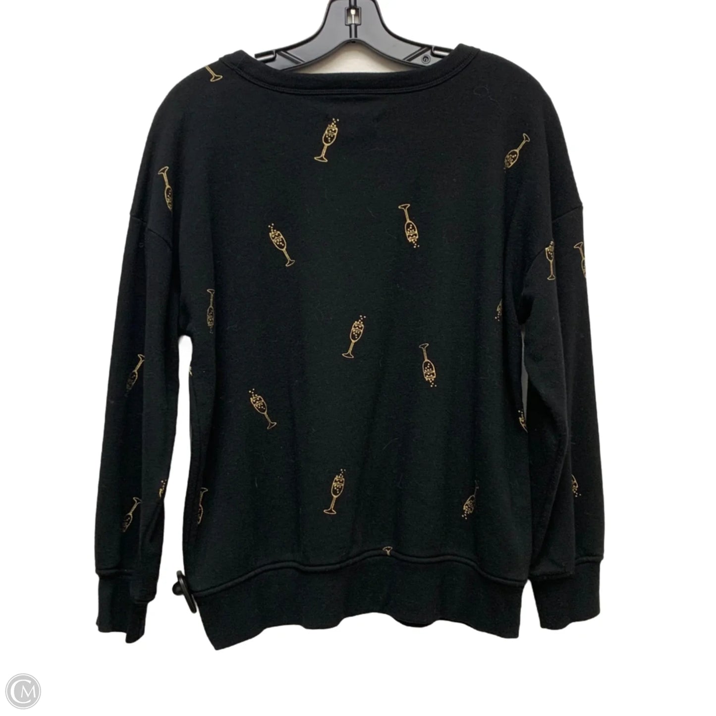 Sweatshirt Crewneck By Lou And Grey In Black, Size: Lp