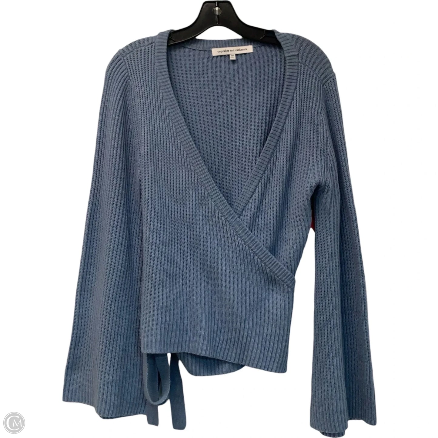 Sweater Cardigan By Cupcakes And Cashmere In Blue, Size: M