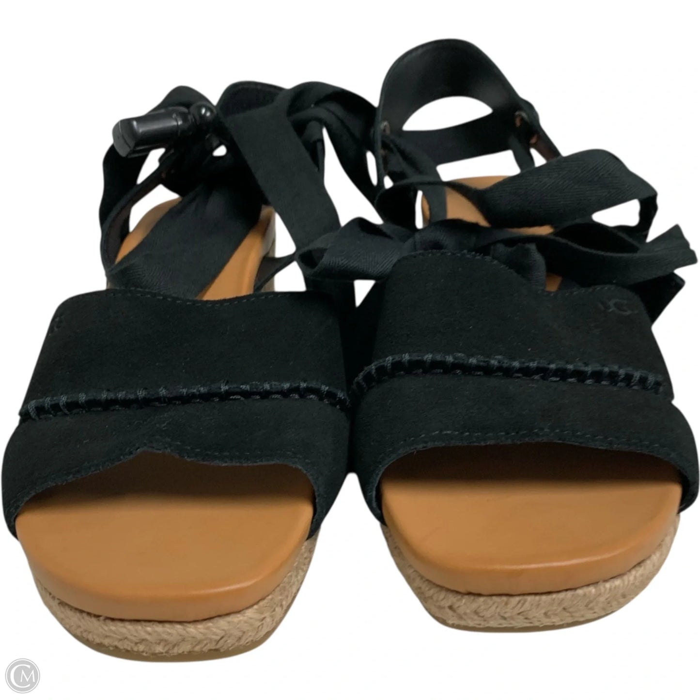 Sandals Designer By Ugg In Black, Size: 9