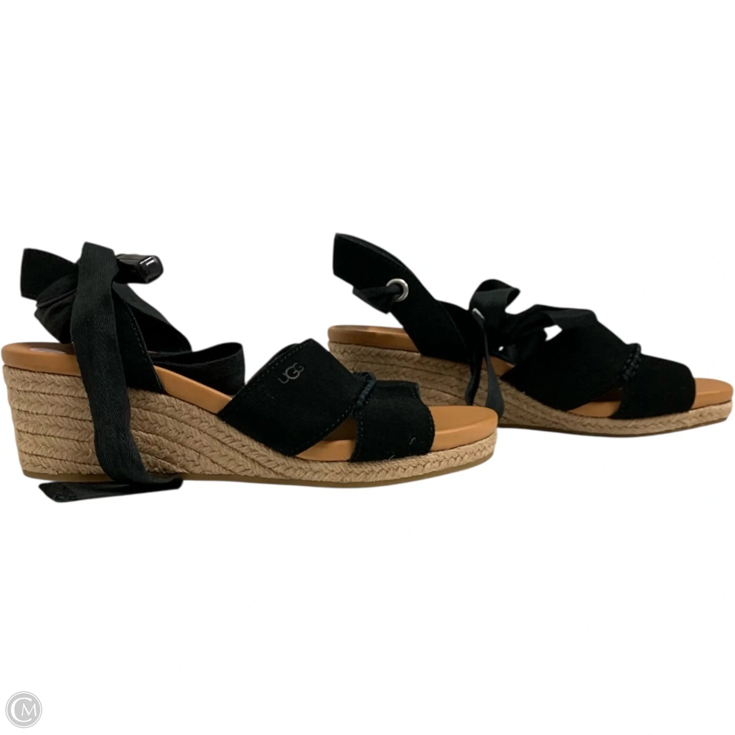 Sandals Designer By Ugg In Black, Size: 9