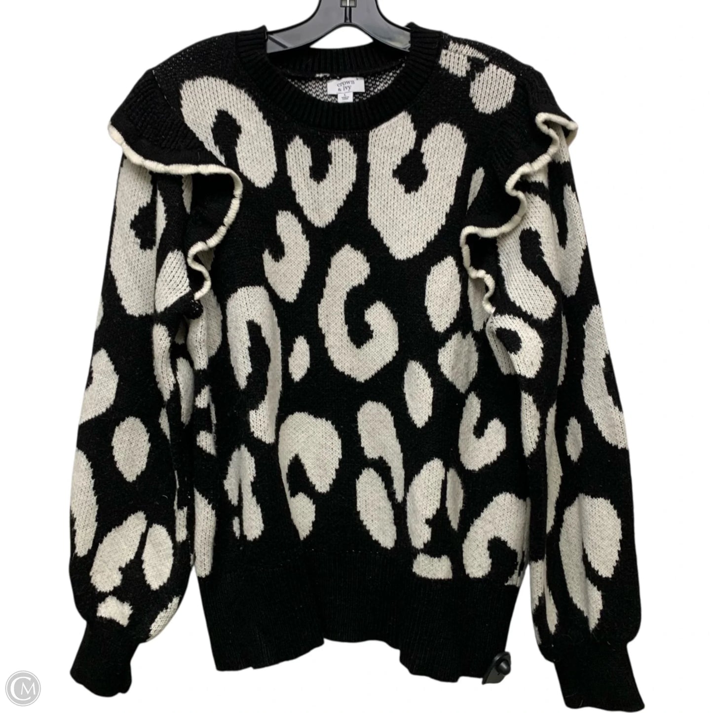 Sweater By Crown And Ivy In Black, Size: L