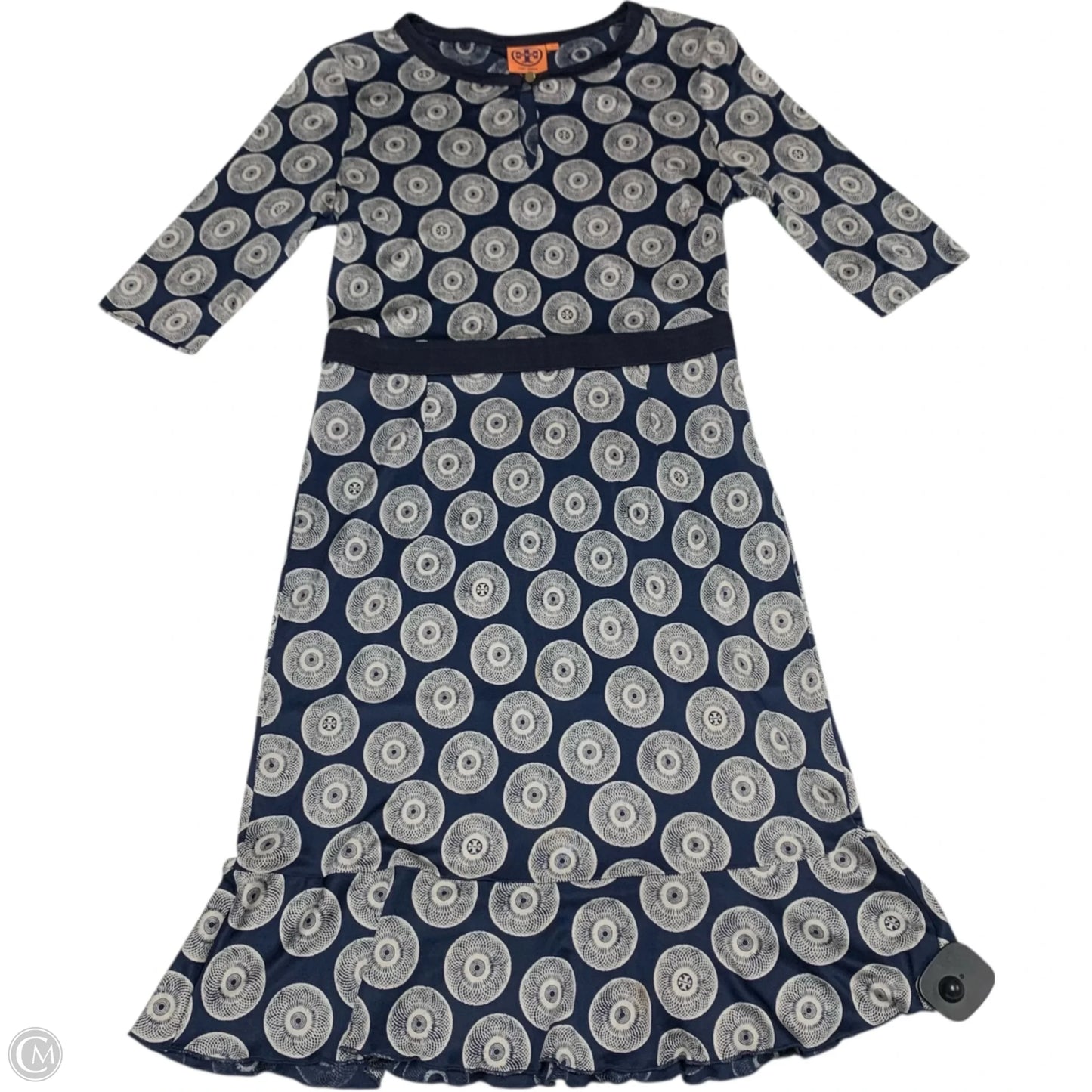 Dress Designer By Tory Burch In Navy, Size: M