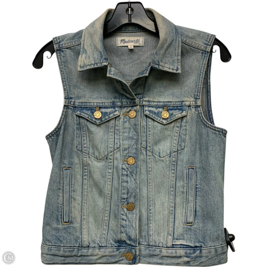Vest Other By Madewell In Blue Denim, Size: S