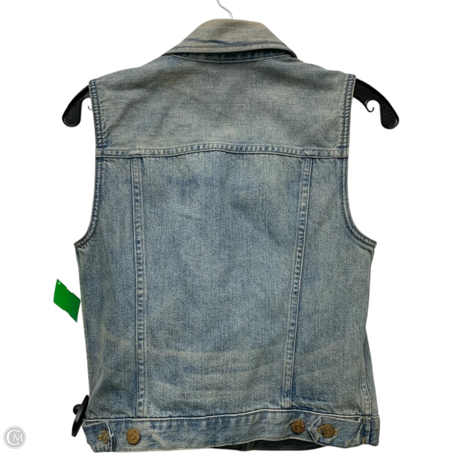 Vest Other By Madewell In Blue Denim, Size: S