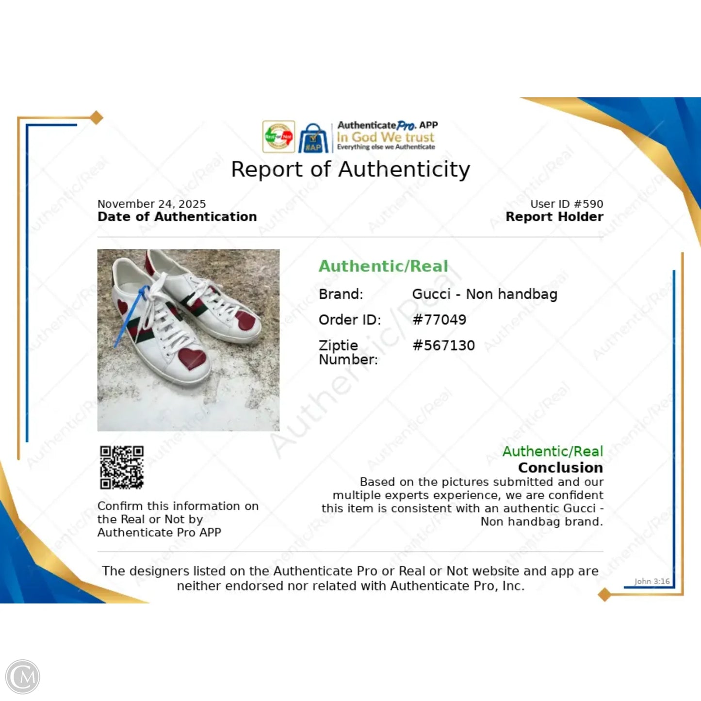 Shoes Luxury Designer By Gucci In White, Size: 7