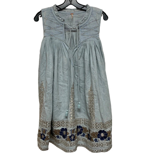 Tunic Sleeveless By Free People In Blue, Size: S