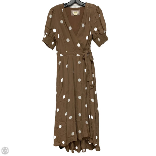 Dress Casual Maxi By Maeve In Brown, Size: M