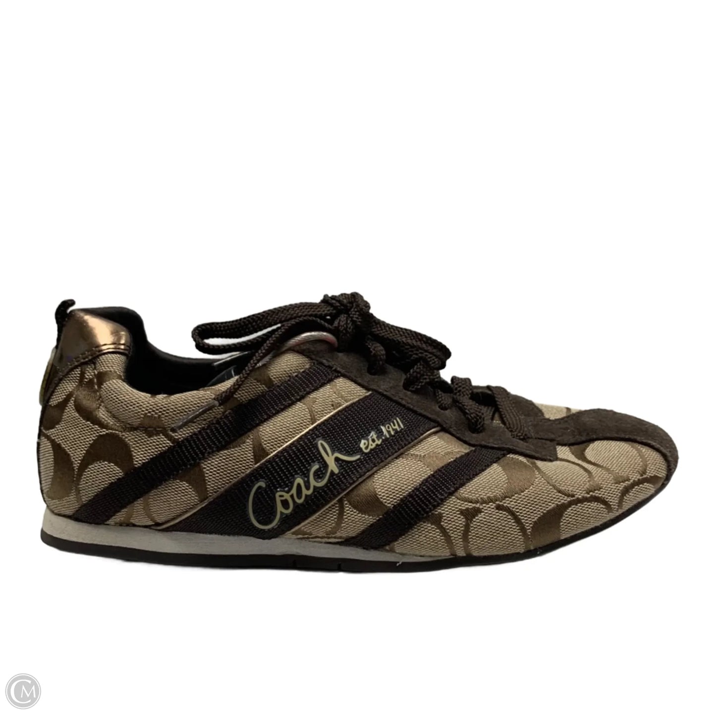 Shoes Designer By Coach In Brown, Size: 6.5