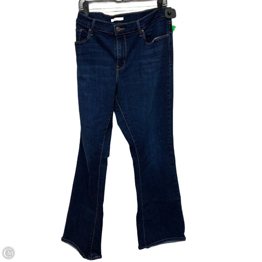 Jeans Boot Cut By Levis In Blue Denim, Size: 18