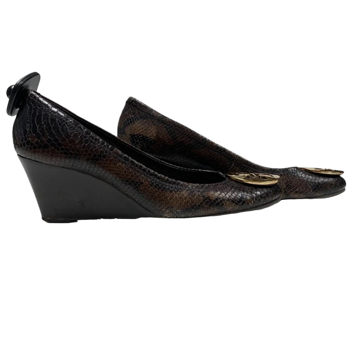 Shoes Designer By Tory Burch In Brown, Size: 9.5