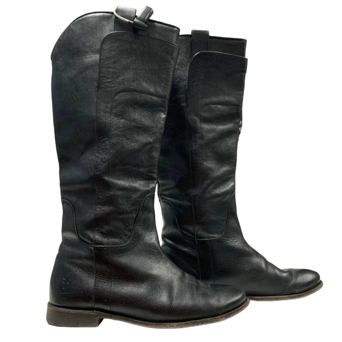 Boots Designer By Frye In Black, Size: 9