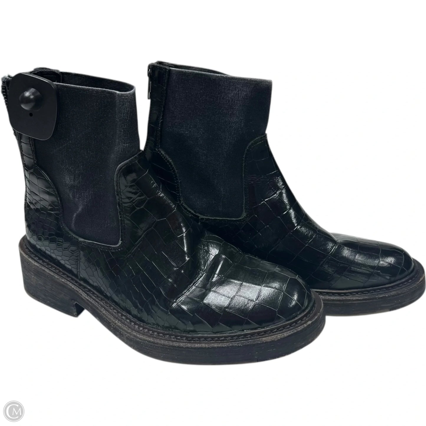 Boots Ankle Heels By Free People In Black, Size: 7.5