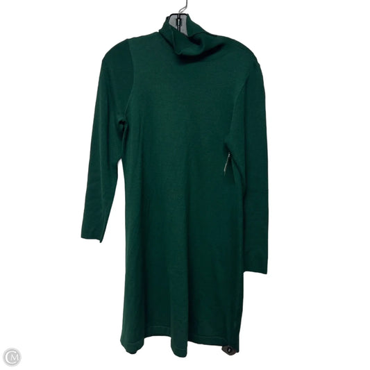 Dress Sweater By Agb In Green, Size: M