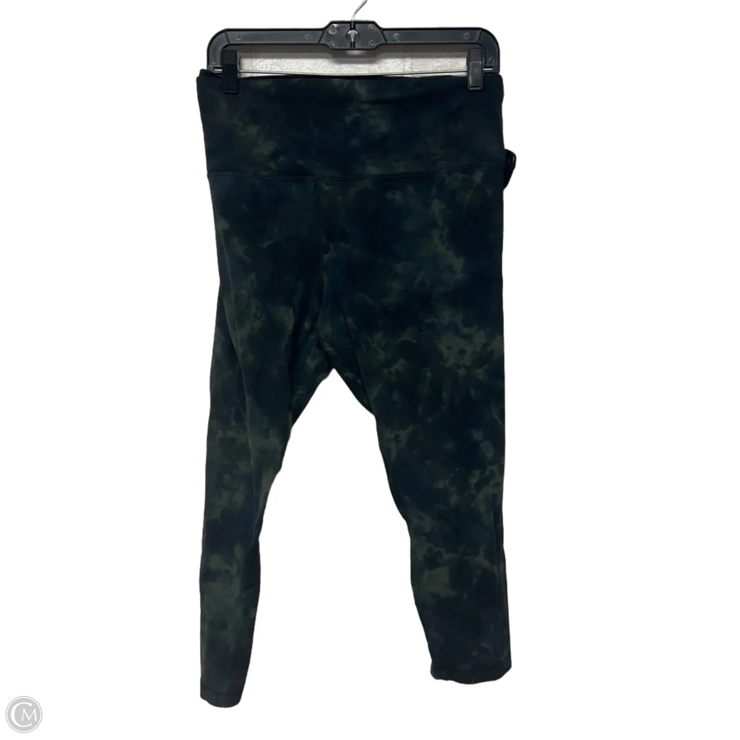 Athletic Leggings By Lululemon In Green, Size: Xxl