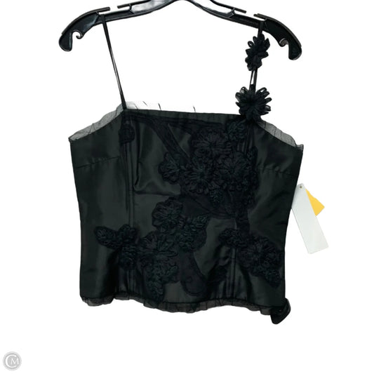 Top Sleeveless By Rickie Freeman Teri Jon In Black, Size: M