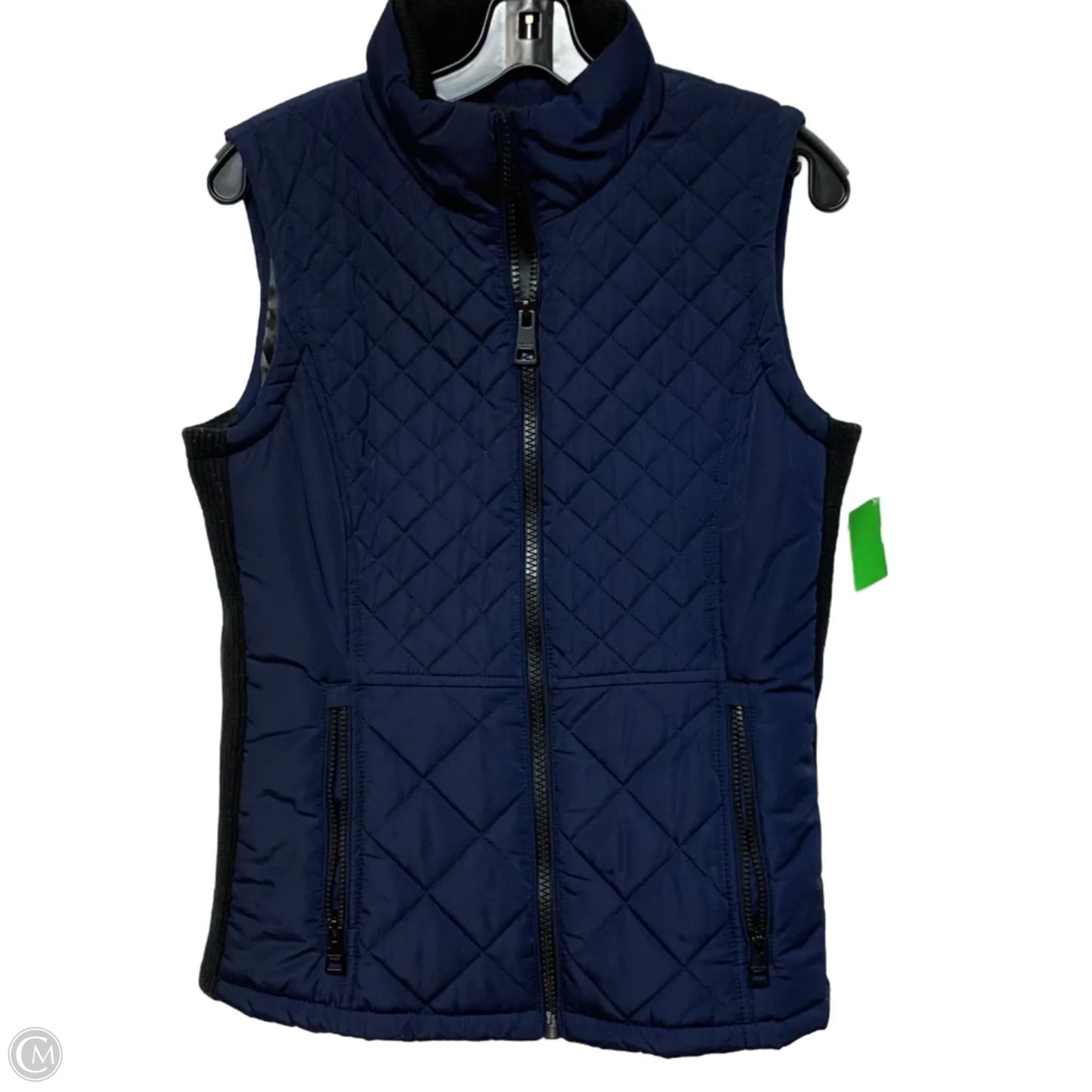 Vest Puffer & Quilted By Andrew Marc In Navy, Size: S