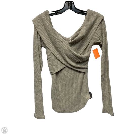 Top Long Sleeve By Free People In Cream, Size: S