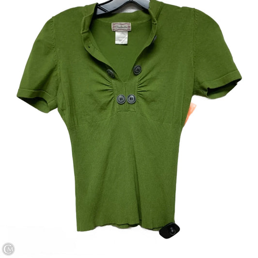 Top Short Sleeve By soulmates In Green, Size: M
