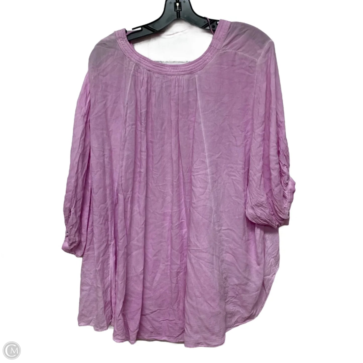 Top Long Sleeve By Free People In Pink, Size: Xs