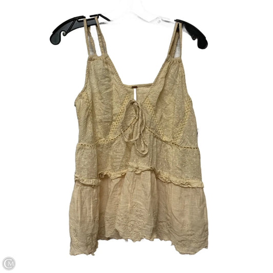 Top Sleeveless By Free People In Cream, Size: Xs