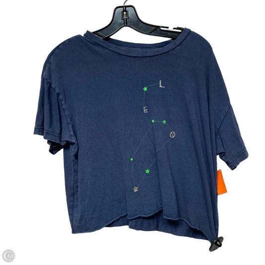 Top Short Sleeve By Aerie In Blue, Size: Xs