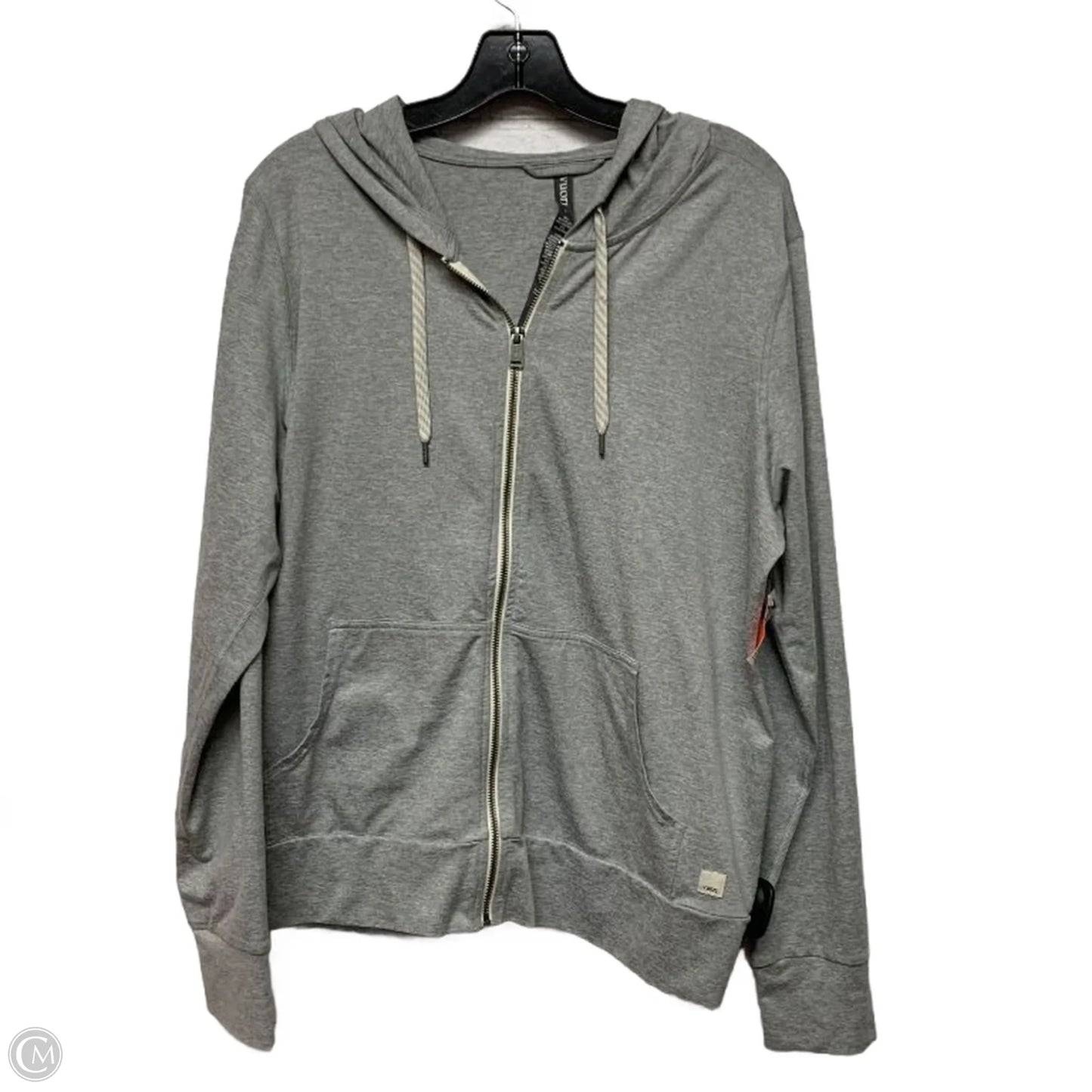 Athletic Jacket By Vuori In Grey, Size: Xl