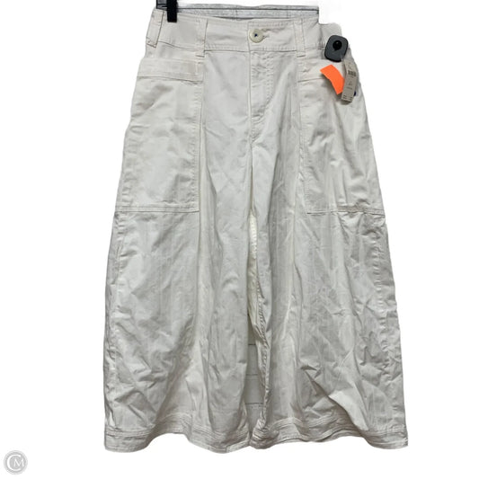 Pants Wide Leg By Pilcro In White, Size: 6p
