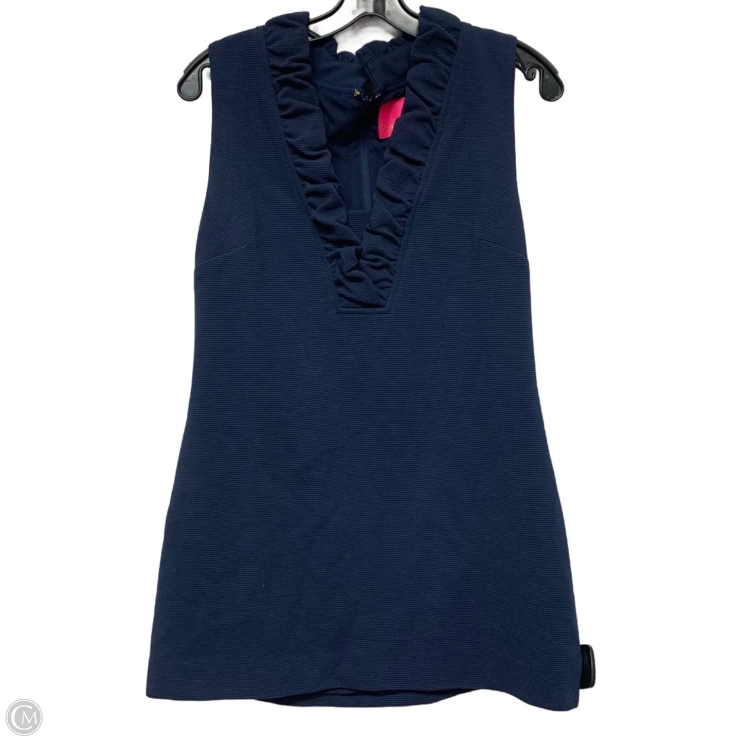 Dress Designer By Lilly Pulitzer In Navy, Size: L