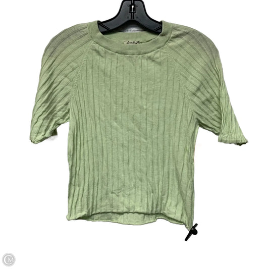 Top Short Sleeve By Free People In Green, Size: S