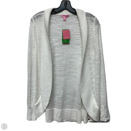 Cardigan Designer By Lilly Pulitzer In White, Size: M