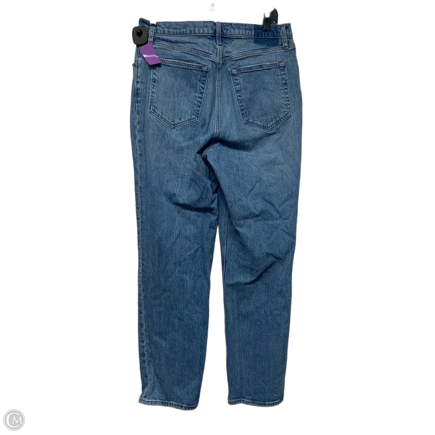 Jeans Straight By American Eagle In Blue Denim, Size: 10