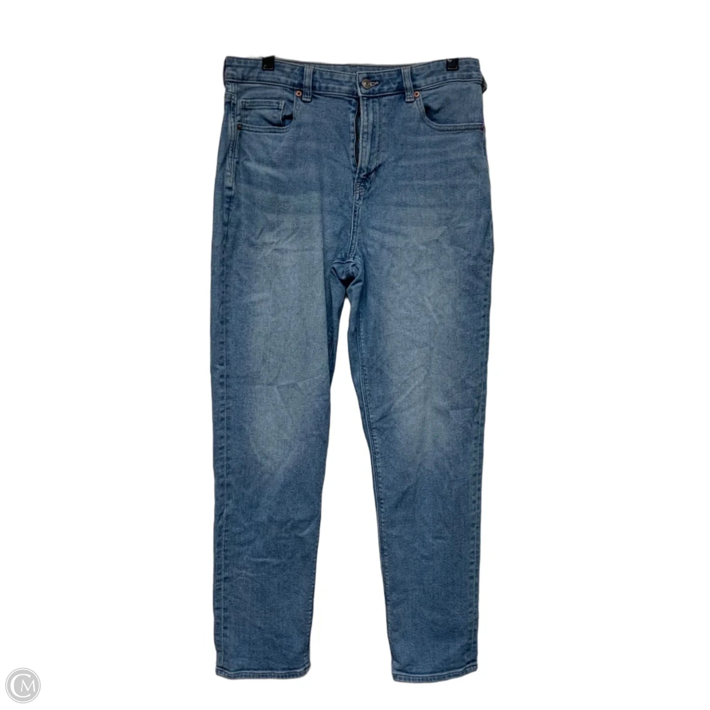 Jeans Wide Leg By Abercrombie And Fitch In Blue Denim, Size: 12