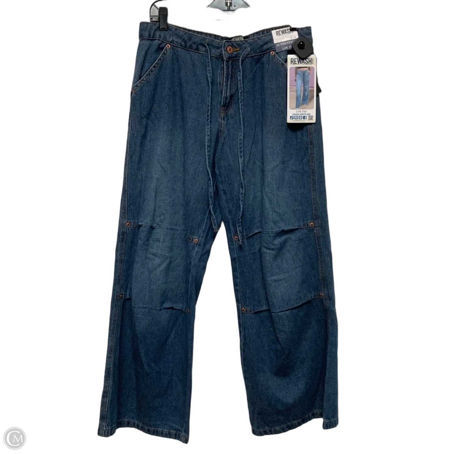 Jeans Wide Leg By Rewash In Blue Denim, Size: 8