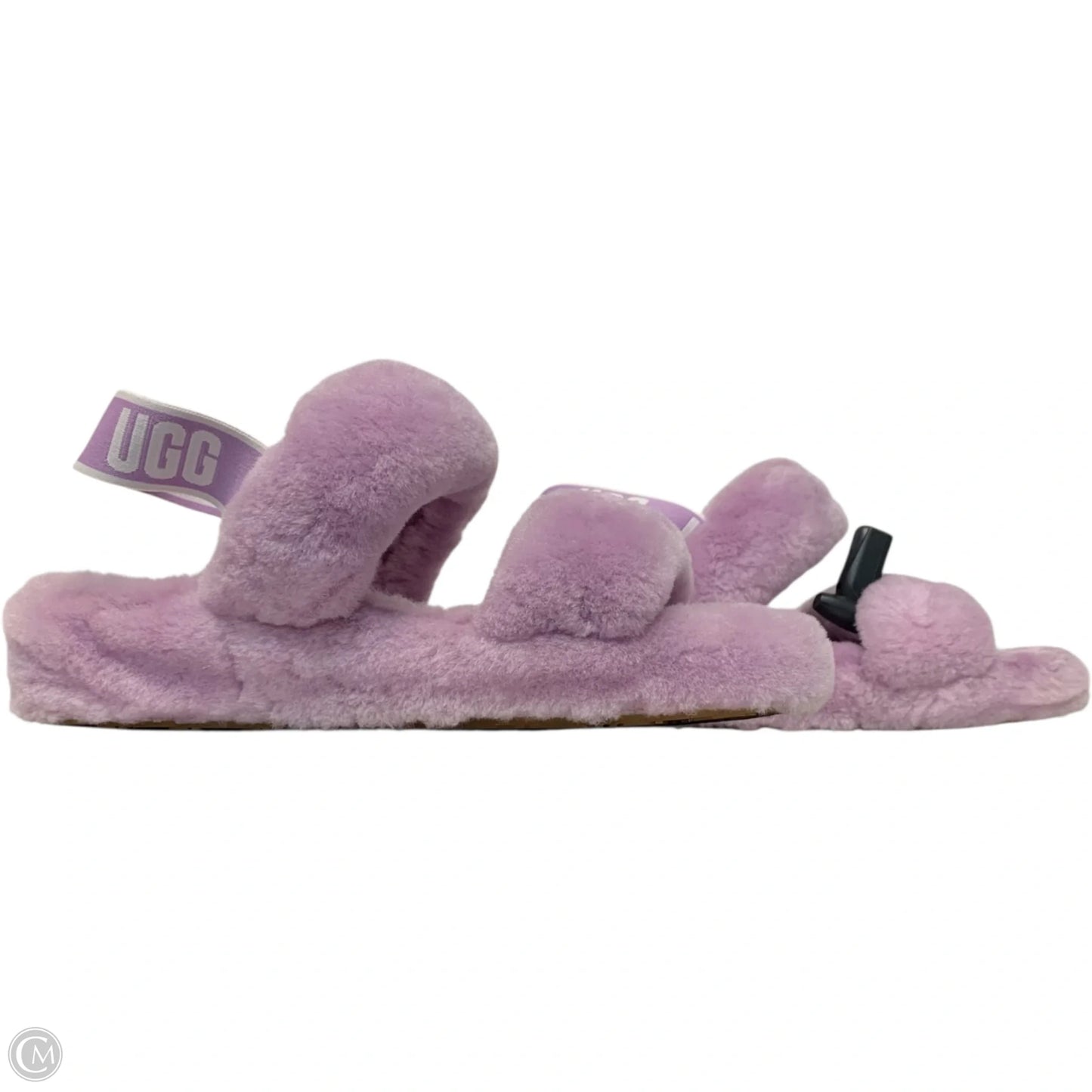 Slippers Designer By Ugg In Purple, Size: 9