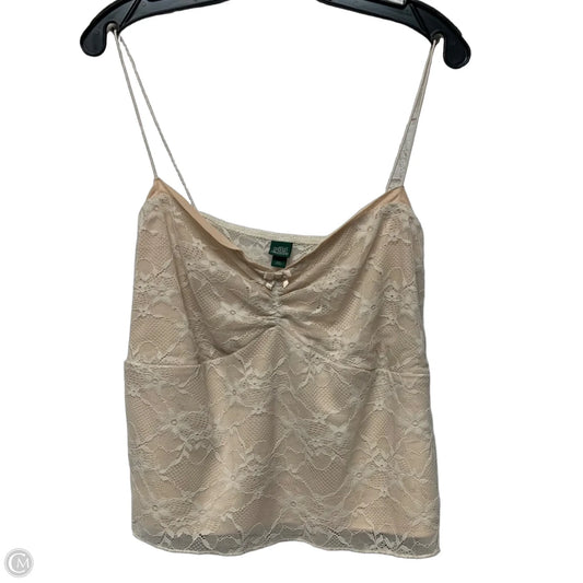 Top Sleeveless By Wild Fable In Cream, Size: Xxl