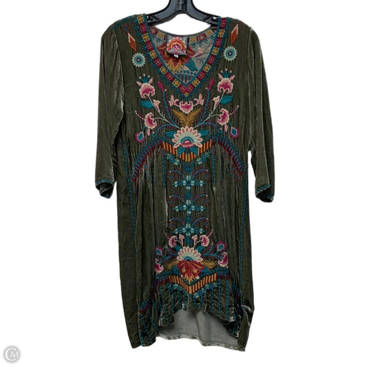 Dress Designer By Johnny Was In Multi-colored, Size: S