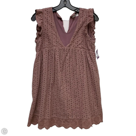 Dress Casual Short By Vestique In Purple, Size: S