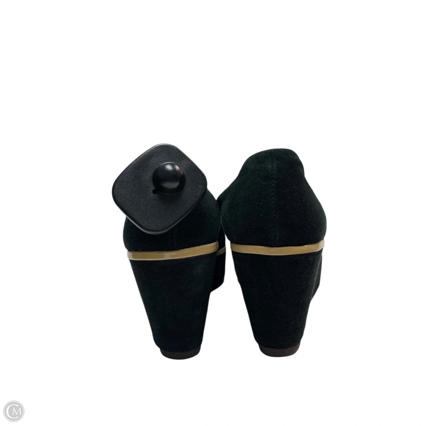 Shoes Heels Wedge By Pilcro In Black, Size: 7