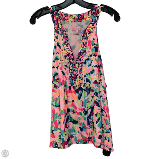 Top Sleeveless Designer By Lilly Pulitzer In Multi-colored, Size: S