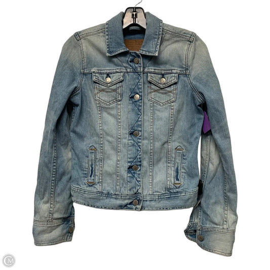 Jacket Denim By Abercrombie And Fitch In Blue Denim, Size: S