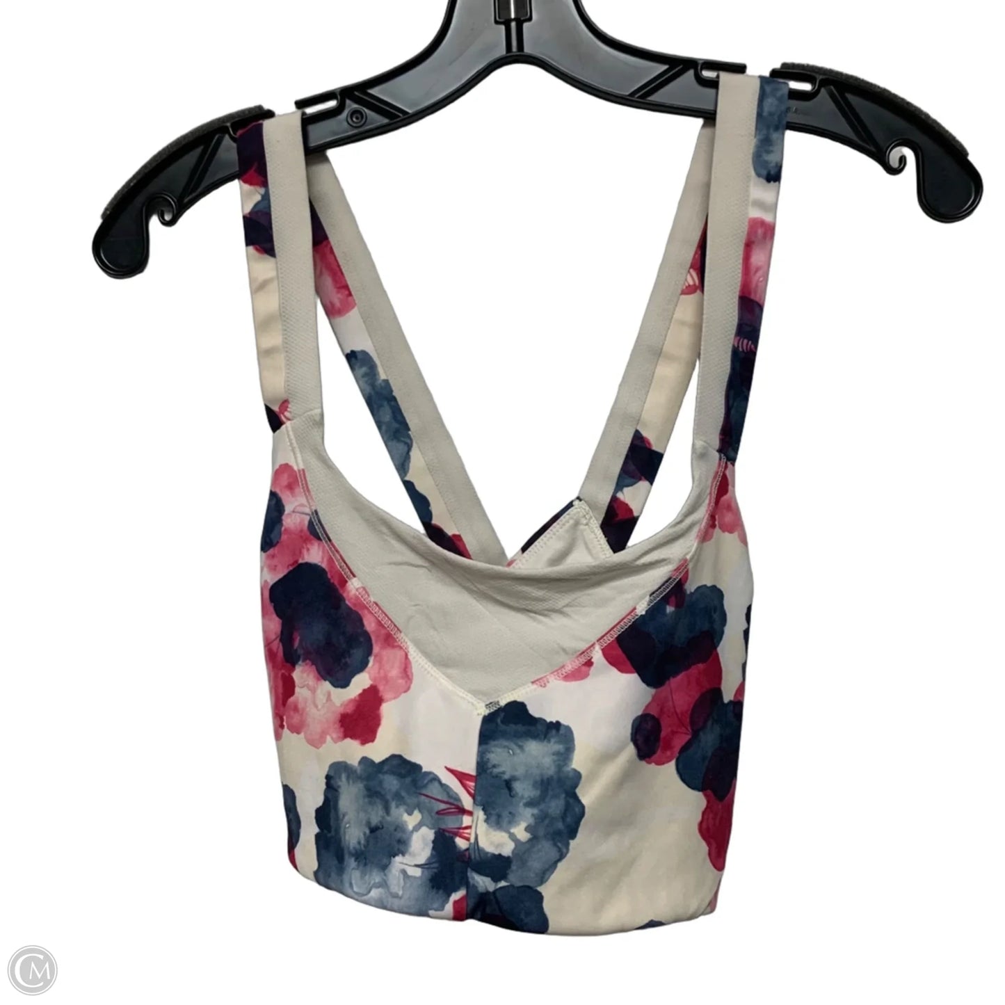 Athletic Bra By Lululemon In Blue & Pink, Size: L