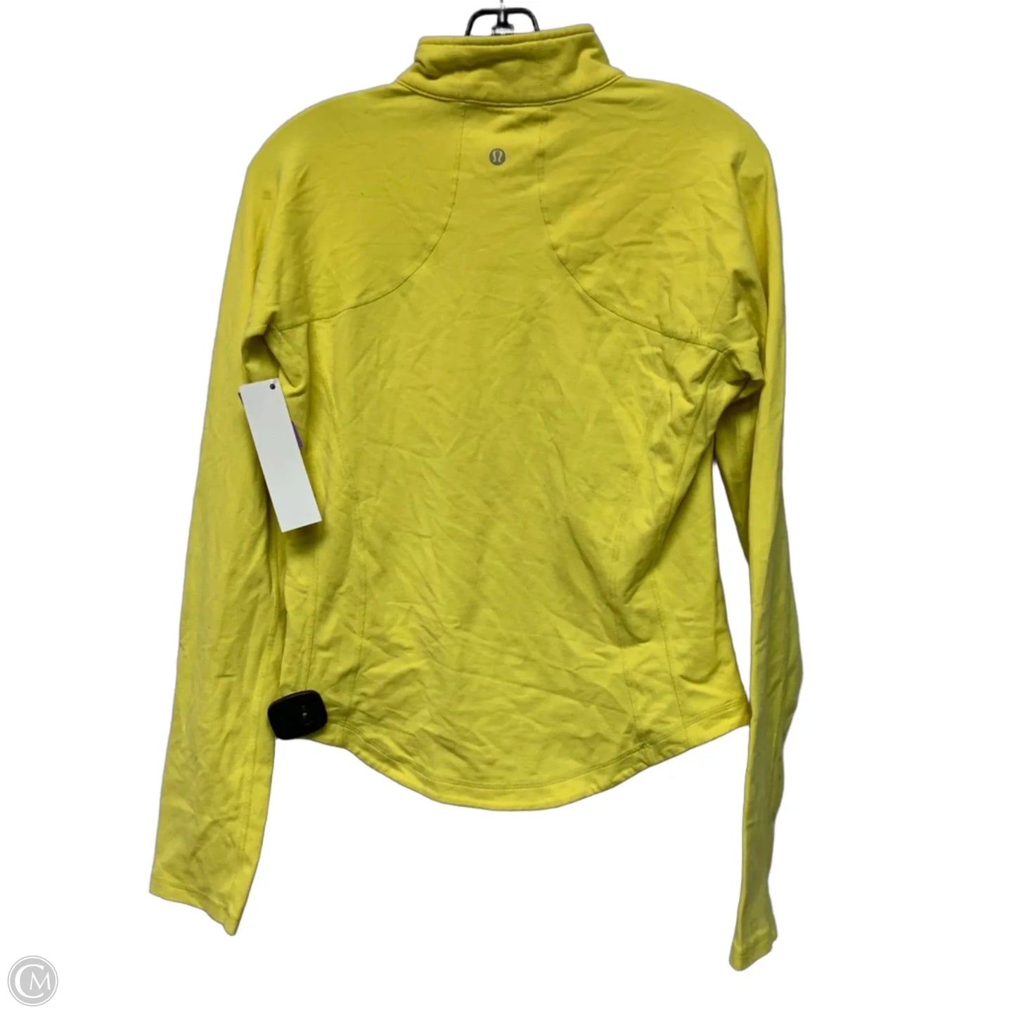 Athletic Jacket By Lululemon In Yellow, Size: M